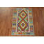 Tapis multicolore à motif oriental kilim 3 x 4