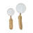 Decorative Objects for Home Decor – Gold Feather Handle Magnifying Glass Sculpture Set of 2 for Shelf Styling, Kitchen Decor, or Decorations for Living Room – Unique Accent Statues and Sculptures – 10", Gold