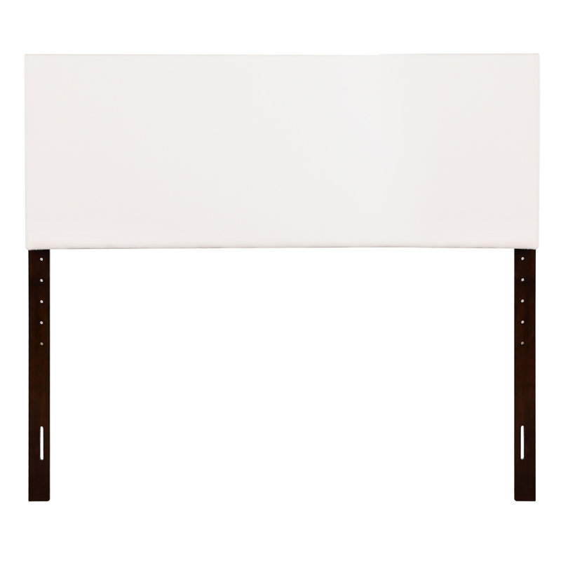 Tête de lit double élégante et décontractée blanche, Double , Blanc