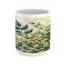 Bay Isle Home™ Eucalyptus Leaves Ceramic Coffee Mug Bold Branches 11 oz Laurel Green Eggshell