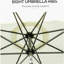 Parasol de patio de 9 pi avec bouton-poussoir inclinable et manivelle Outsunny-429033036