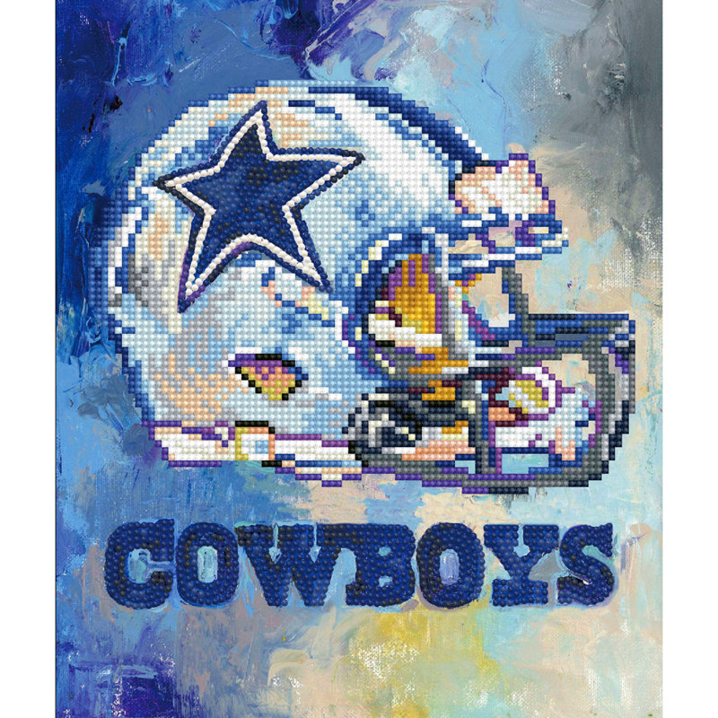 KIT DE PEINTURE DIAMANT NFL DALLAS COWBOYS, NFL Dallas Cowboys
