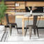 Ensemble de 4 chaises de salle à manger empilables Bistro Cafe-709338264