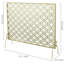 1 Panel Iron Fireplace Screen