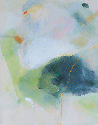 Serene Abstract Landscape by Arohika Verma — Abstract Wall Art, Size, Format, Frame Color