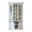 Bois blanc massif + vitrines en verre
