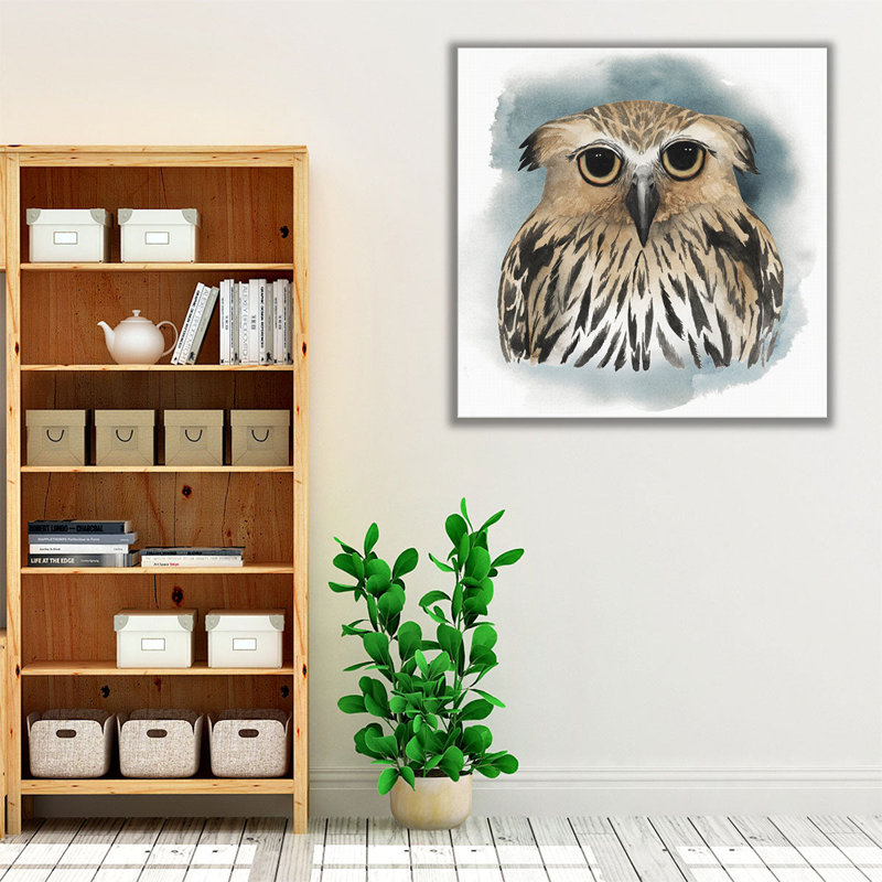 «Greenwood Animals II», reproduction d'art sur toile, H 12 po x l 12 po