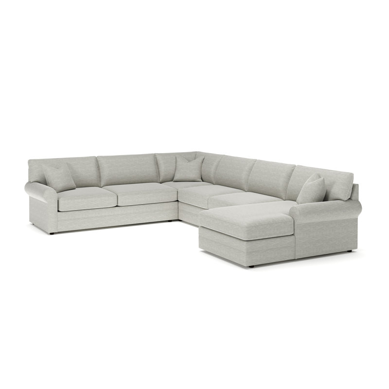 Charlie 4-Piece Sectional, Cruise Adrift, Bayou Natural