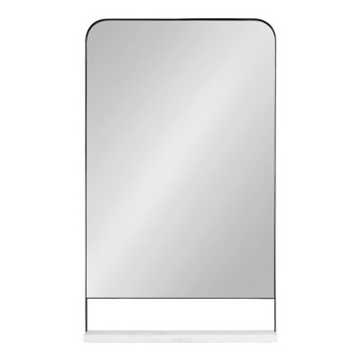 Branchville Metal Wall Mirror with Shelf