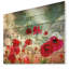 Wild Wild Poppy Flowers in Sky - Art mural floral en bois-1573377879-1581772033