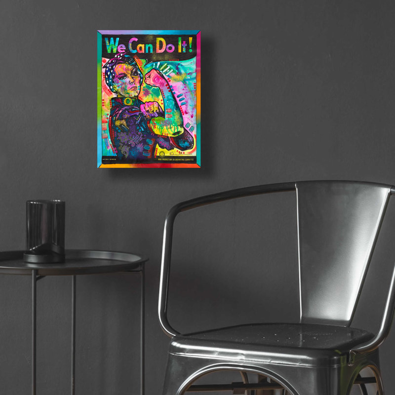 " We Can Do It " by Dean Russo, 16" H x 12" W x 0.13" D