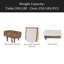 Ensemble de table de salle à manger extensible 5 pièces pour 4 personnes, table de salle à manger ronde pour 4 personnes avec chaises rembourrées, ensemble de table de cuisine de ferme avec rallonge amovible pour la salle à manger et la cuisine-644298828-644298830