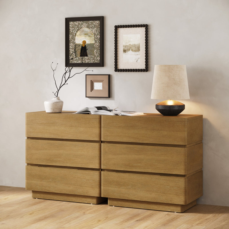 Commode 3 tiroirs Modern Modern Rustic