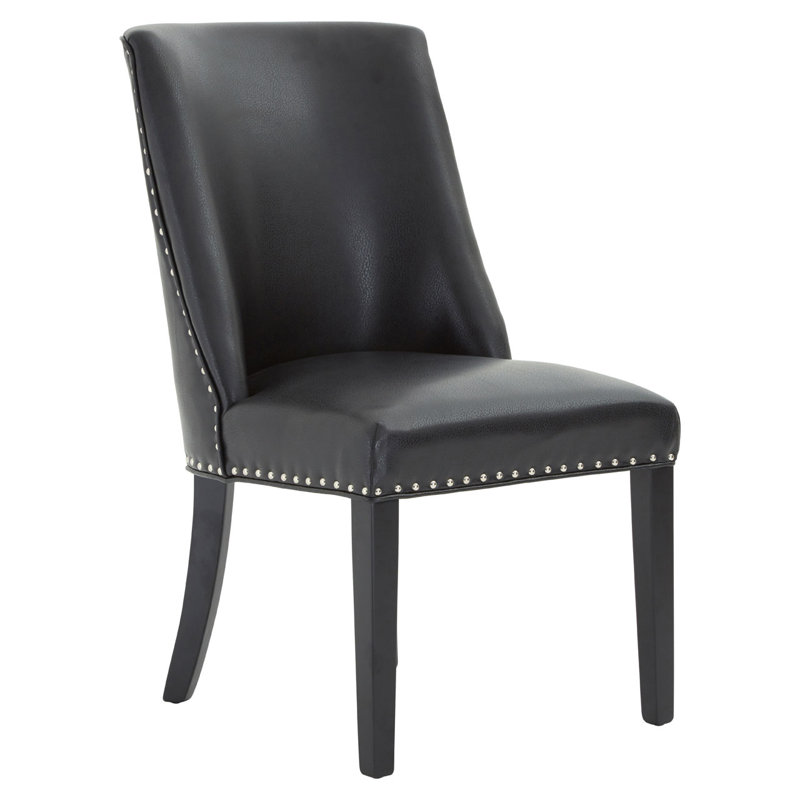 Rodeo Upholstered Side Chair in Black