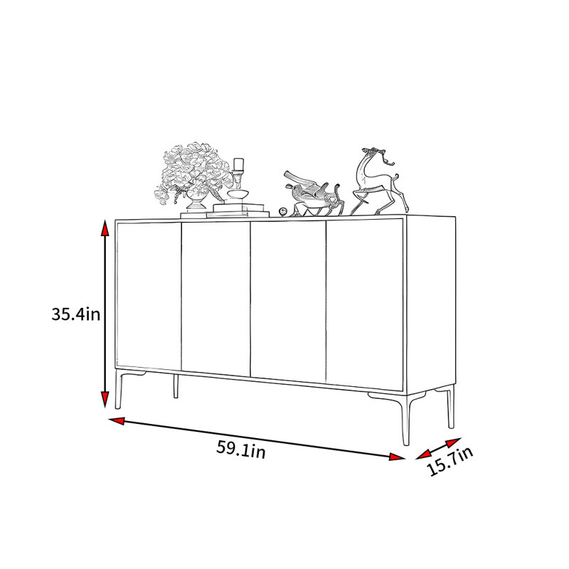 Modern Light Luxury Style Sideboard