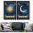 Ensemble de 2 reproductions encadrées sur toile-73882967-73882968