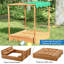 Ensemble de bac à sable pour enfants avec housse de banc pliable Eirwen Kids
