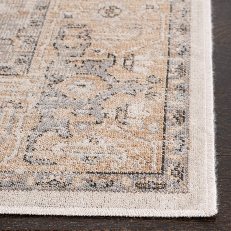 Finlay Oriental Viscose Area Rug, Rectangle 122 x 170 cm