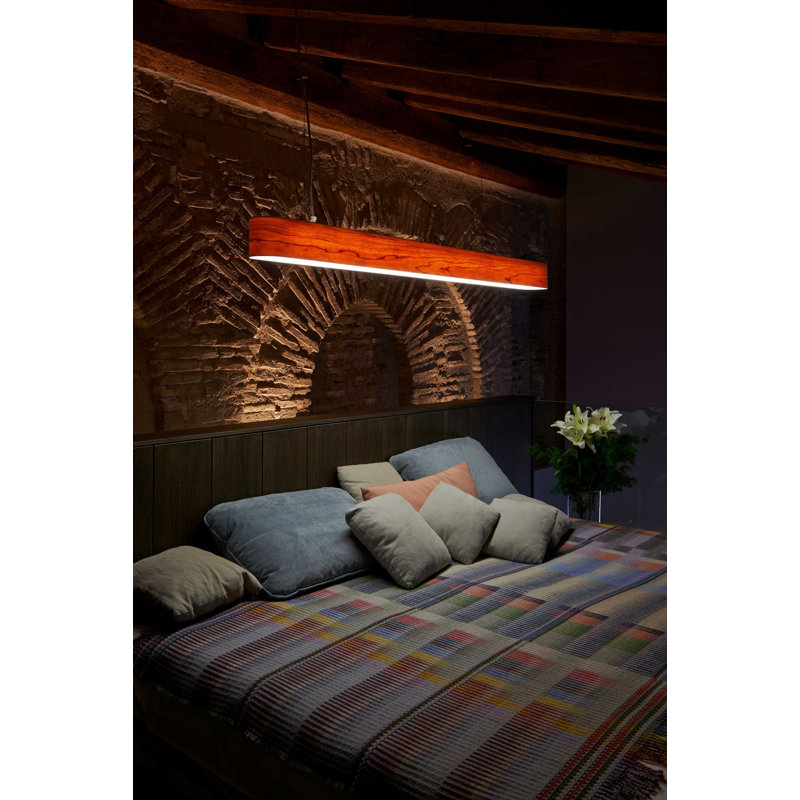 I-Club 5 - Light LED Pendant, 2700K, Natural Cherry