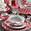 Kenner Porcelain China Dinnerware Set 24 Piece - Service for 6