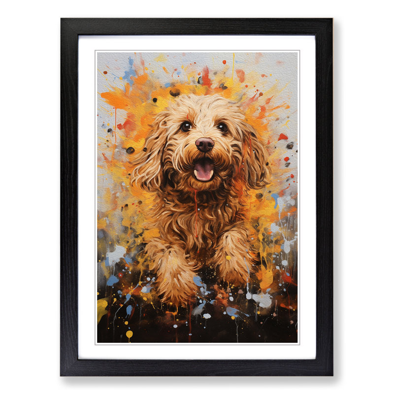 Single Picture Frame Print on Wood, Black Framed, 64cm H x 46cm W