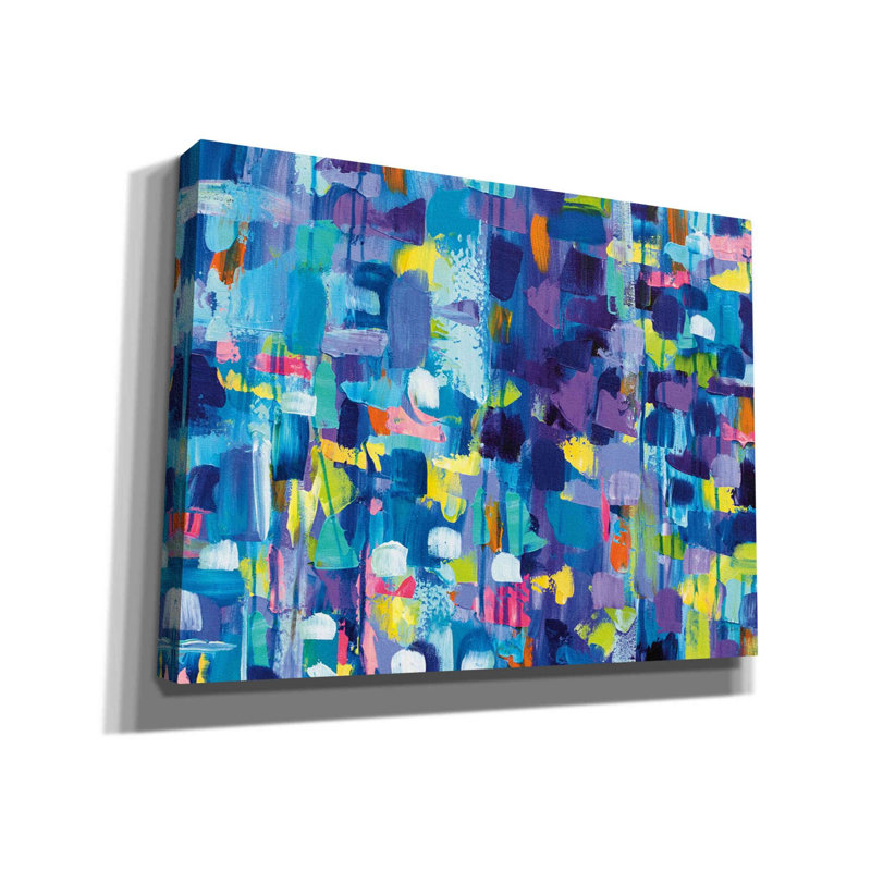 «Gaiety» par Jeanette Vertentes, art mural sur toile, H 12 po x l 16 po x P 0,75 po