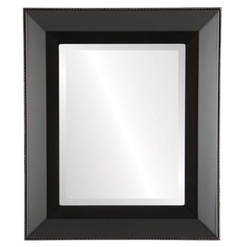 Thierry Wood Flat Wall Mirror, 21" H x 17" W