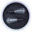 Joll 12.25 In. 2-Light 60-Watt Modern Black Flush Mount With Flat Opal Glass Shade