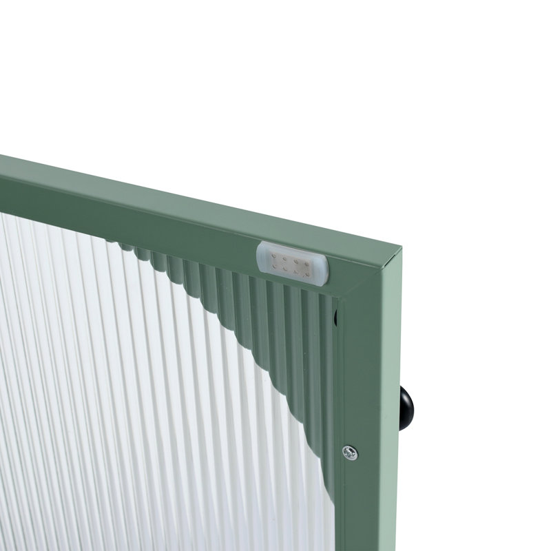 Meuble-lavabo autoportant avec lavabo en céramique, Vert menthe