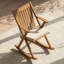 Chaise berçante moderne