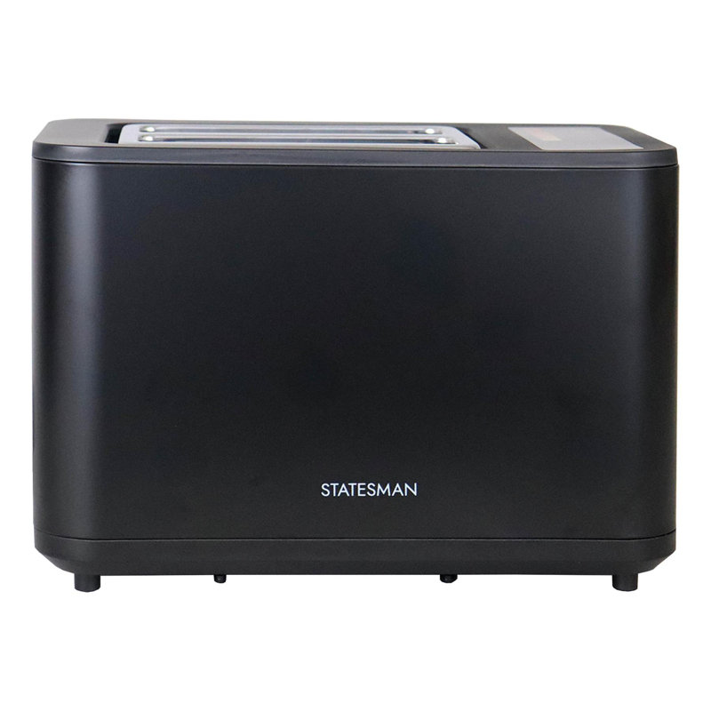 Statesman 2 Slice Digital Toaster Black