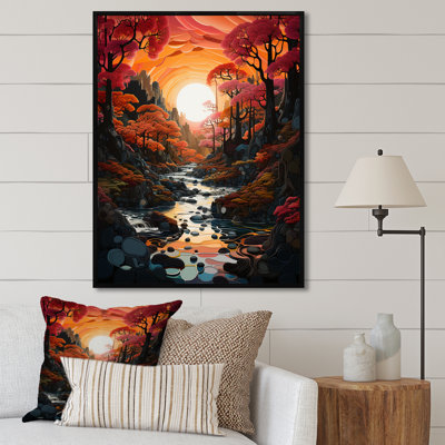 Serenity Lake Sunrise Beauty sur toile