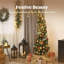 Arbre de Noël 6 pi avec lumières DEL-1423676901