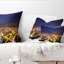 Coussin lombaire de nuit cityscape