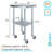 Stainless Steel Table With Wheels-102923274