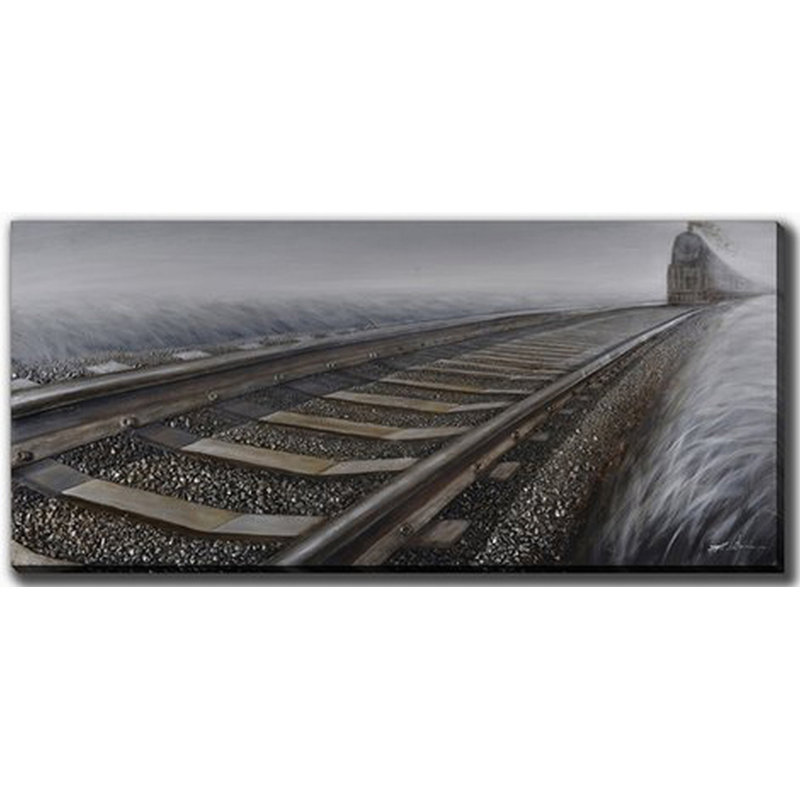 «Around the Bend», art mural sur toile