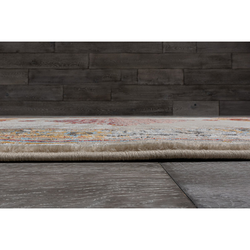 Oriental Indoor Rug, Rectangle 5'2" x 7'7"