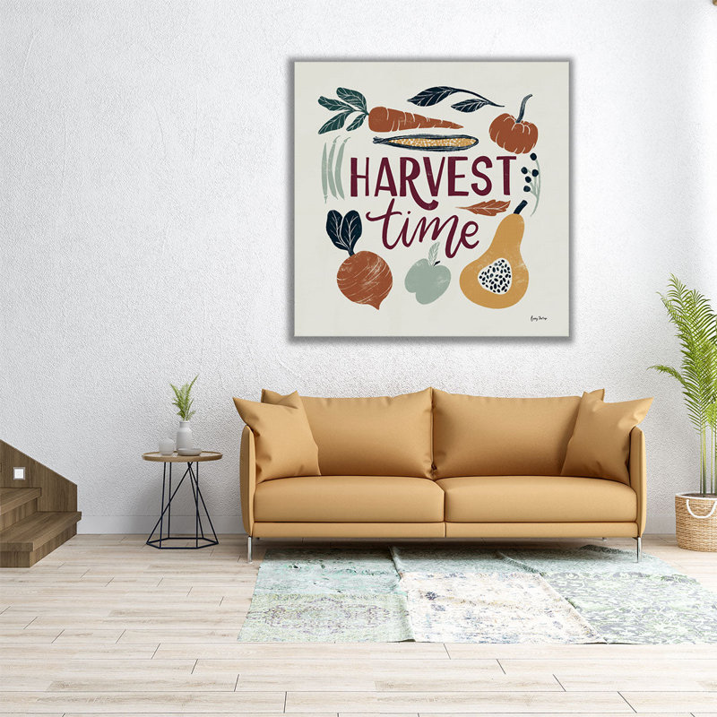 Harvest Harvesting I - reproduction d'art sur toile, H 24 po x l 24 po