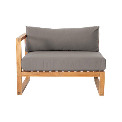 Venice Outdoor Teak One Arm Lounge Chair