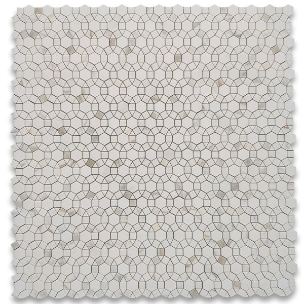 Calacatta 12" x 11" Marble Mosaic Tile
