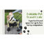 Caisse de voyage pliable pour animaux de compagnie avec transporteur amovible pour petits et moyens chiens et chats