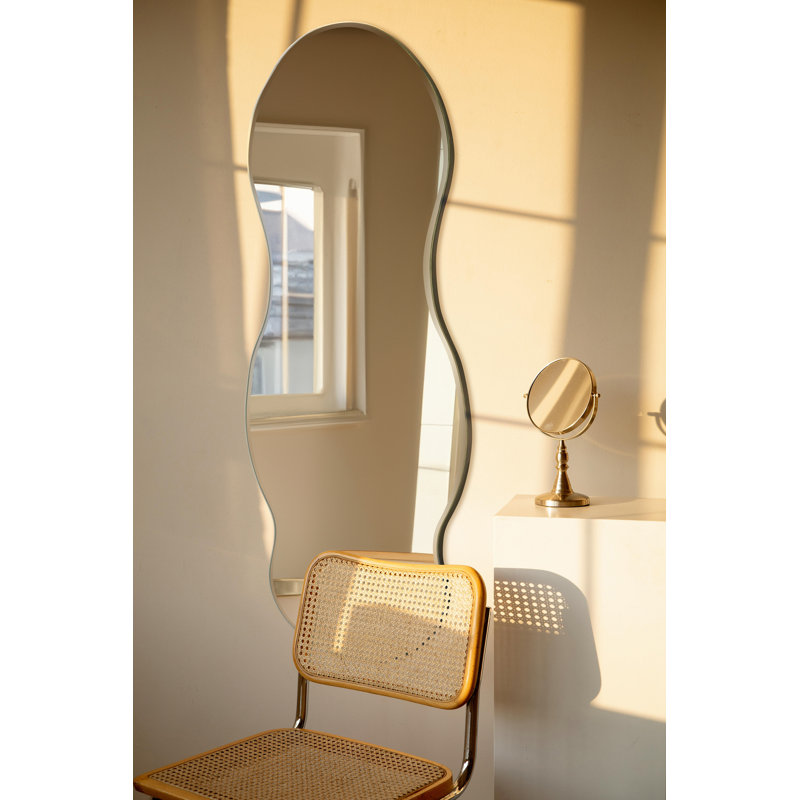 Candess Solid Wood Asymmetrical Mirror