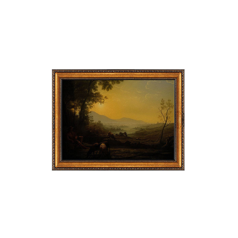 Superbe peinture sur toile, 19,7 po x 27,6 po | 50% polystyrène / 50% toile polyester, épaisseur: 1,2 po | Impression numérique, conception murale facile à suspendre | Parfait pour les amateurs de décoration intérieure et d'art