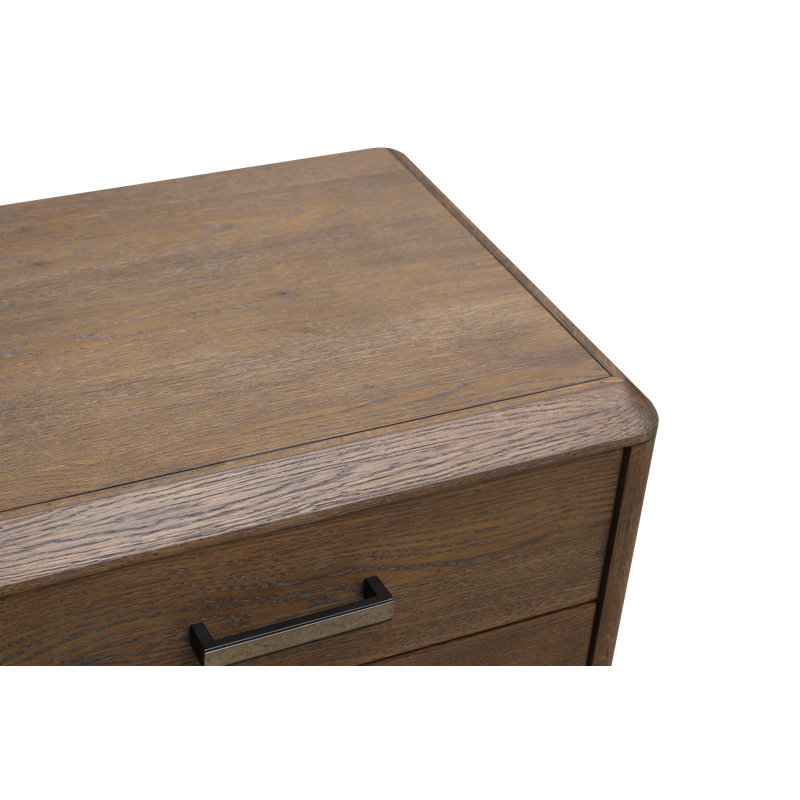 Caleb 1 - Drawer Solid Wood Nightstand