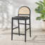 Laylie Rattan And Leather Counter Stool-1908221453