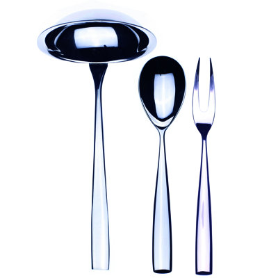 Arte 3 Piece Stainless Steel Hostess Set