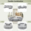 Canapé modulaire à compression Boneless-1267344049