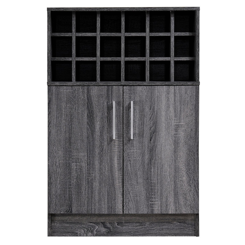 WINE & BAR CABINET, Gray