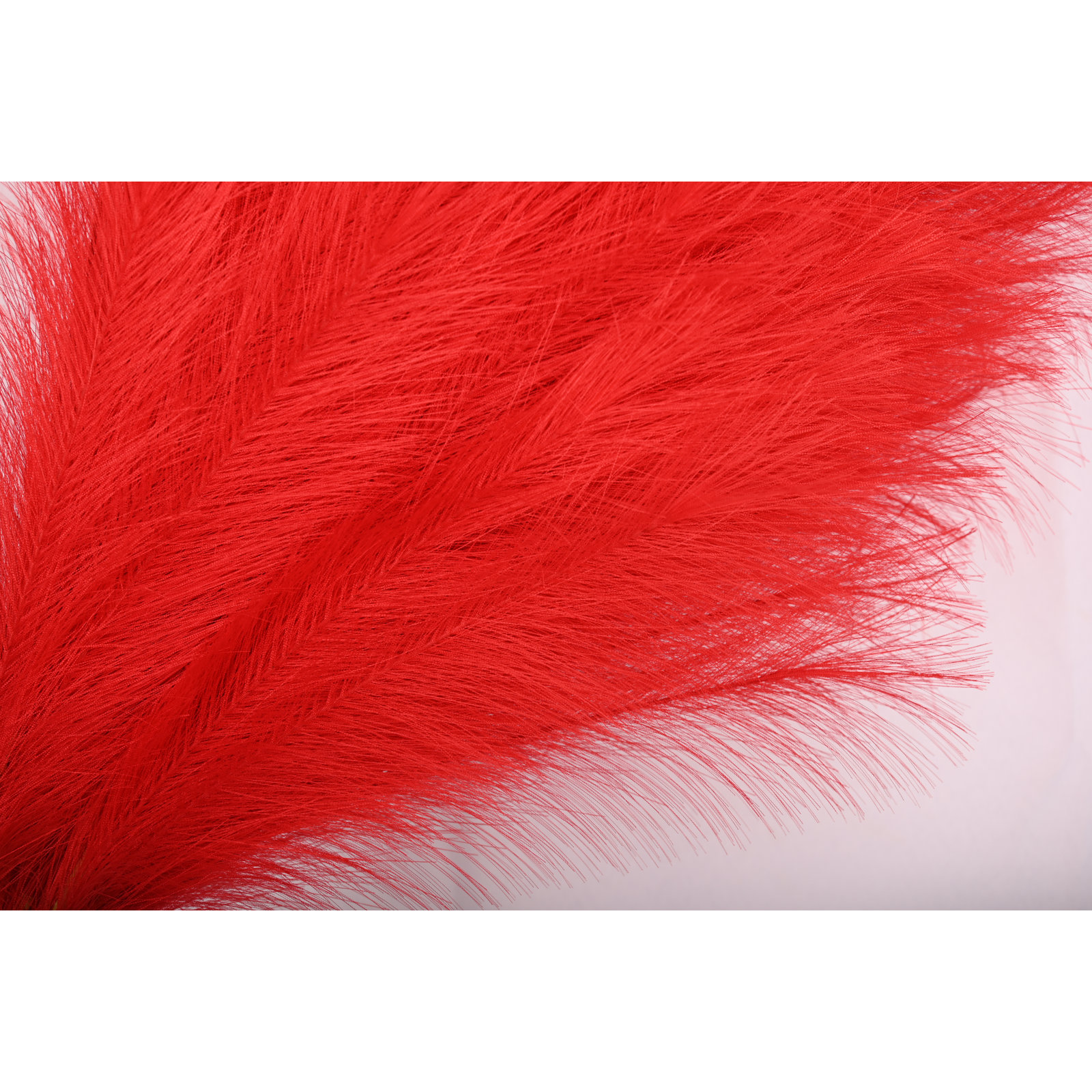 Silk Pampas Grass Arrangement, Red, 43"H x 8"W