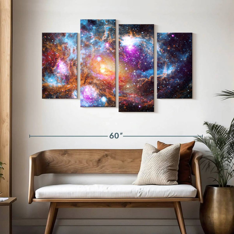 Oberle Cosmic Galaxies, 32" H x 52" W
